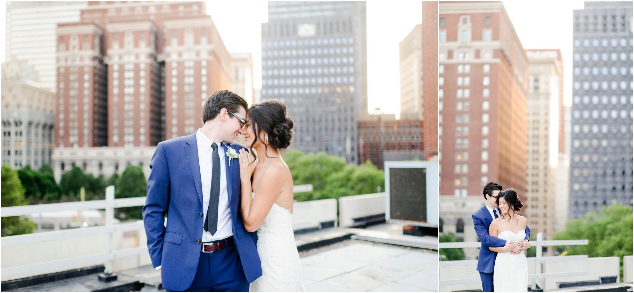 doubletree downtown pittsburgh rooftop wedding photos