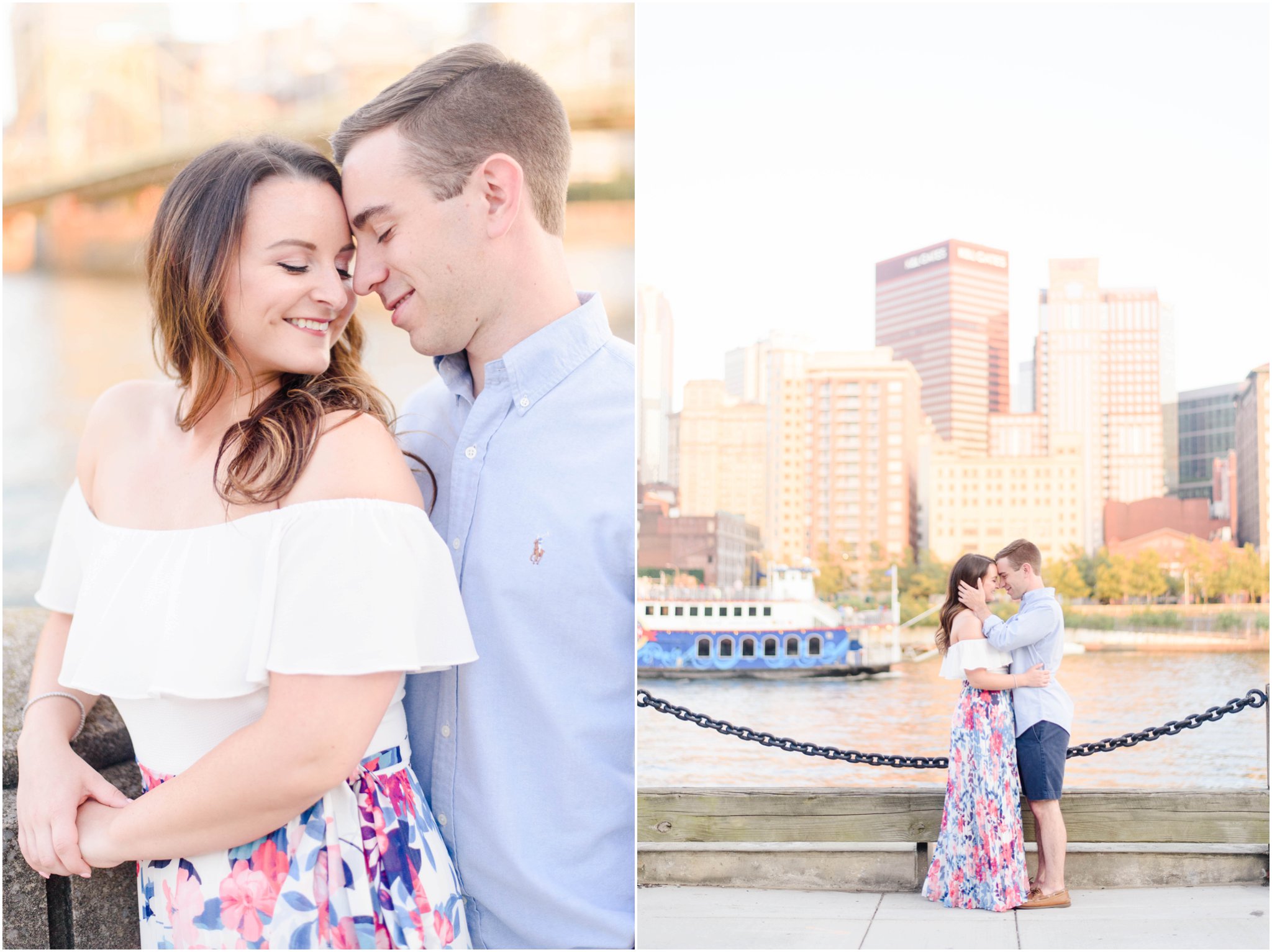 downtown pittsburgh engagement pictures