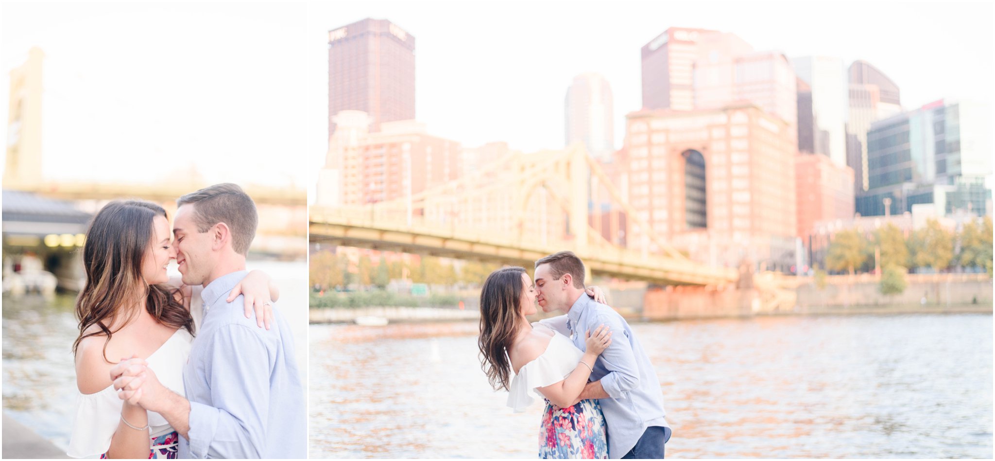 downtown pittsburgh engagement photographers