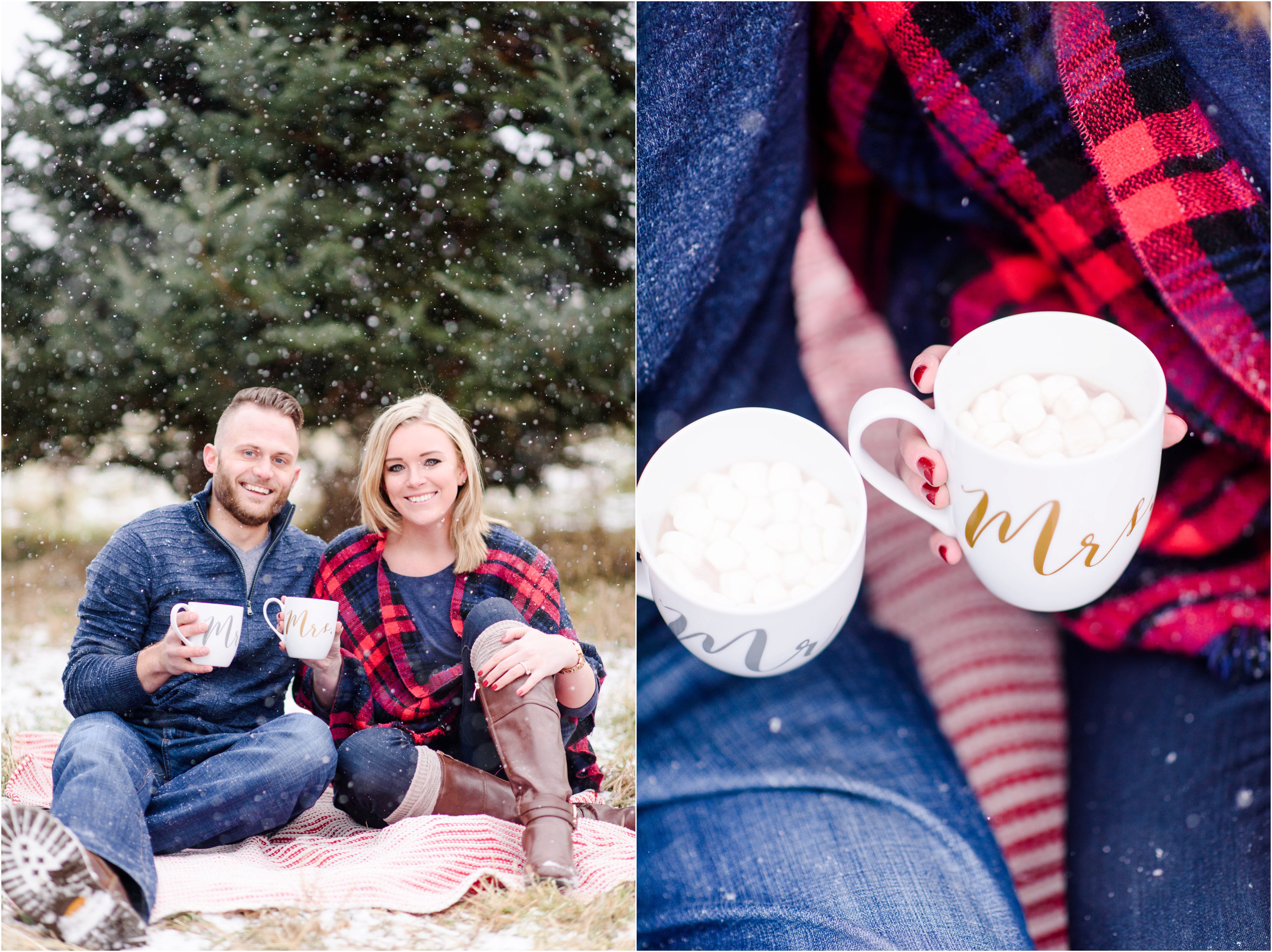 pittsburgh winter engagement session