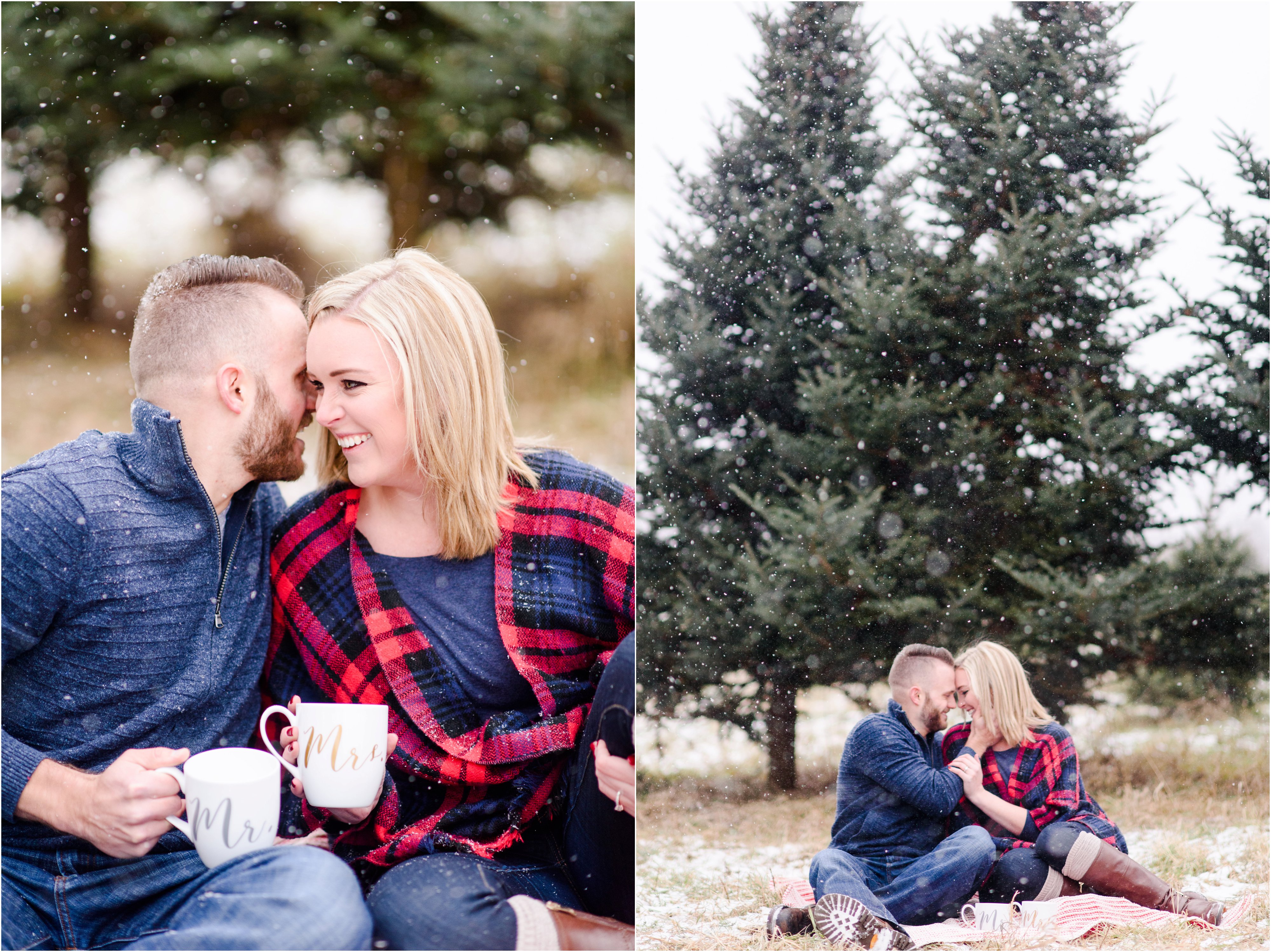 pittsburgh winter engagement photos