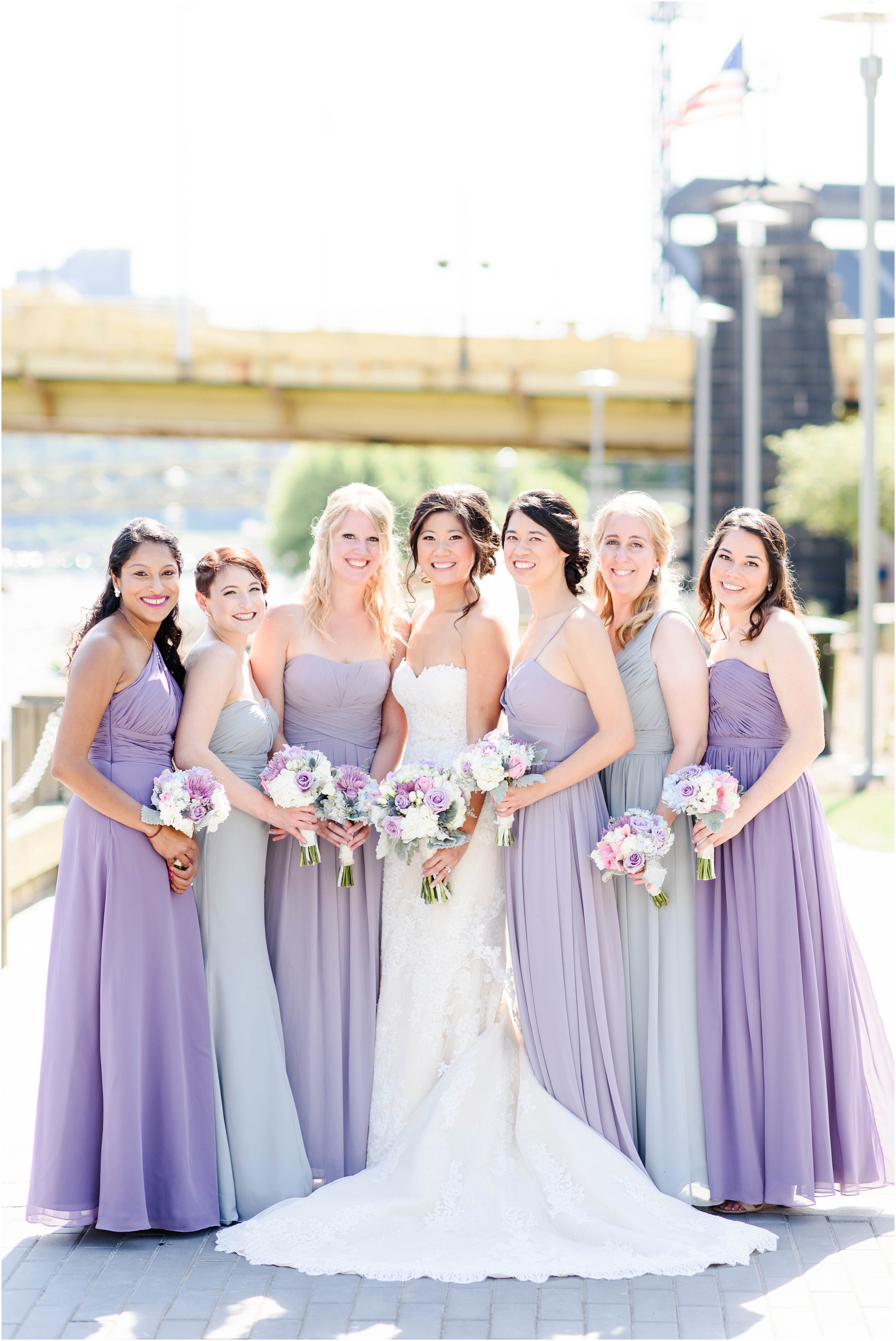 pittsburgh purple wedding