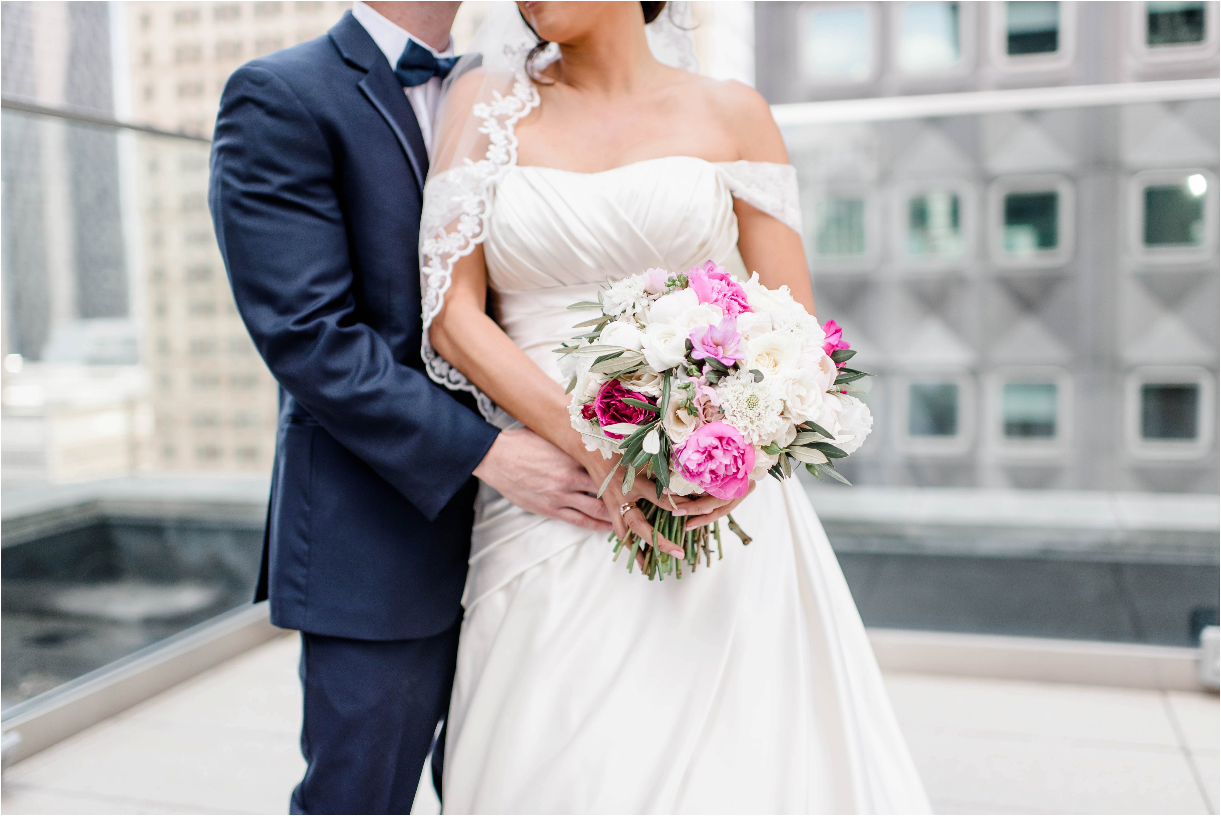rooftop wedding photos in pittsburgh