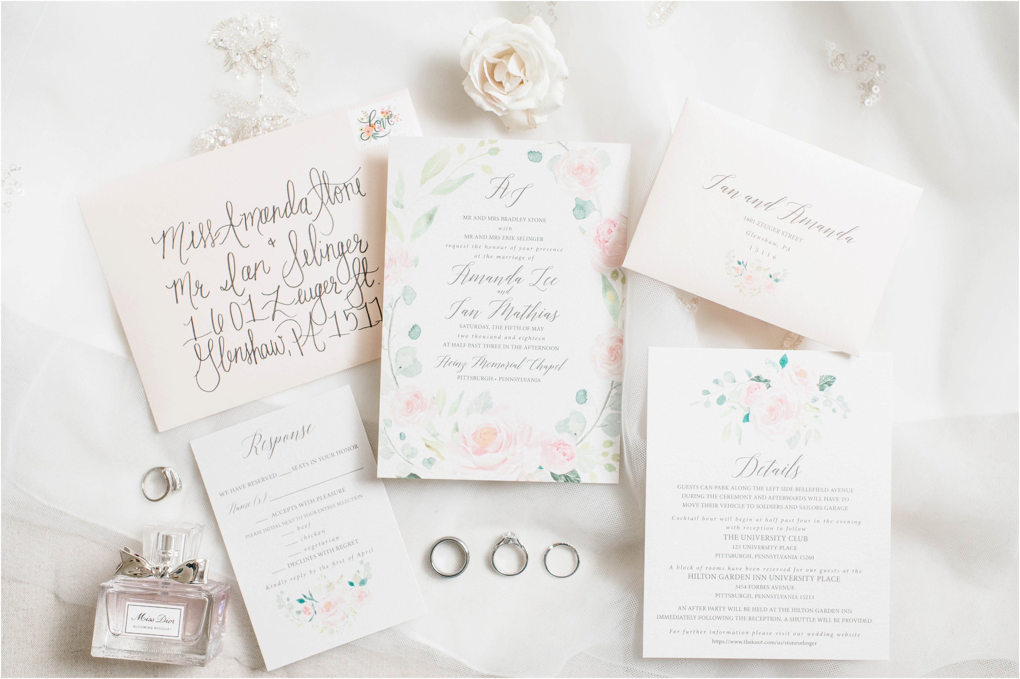 pittsburgh pa wedding invitations