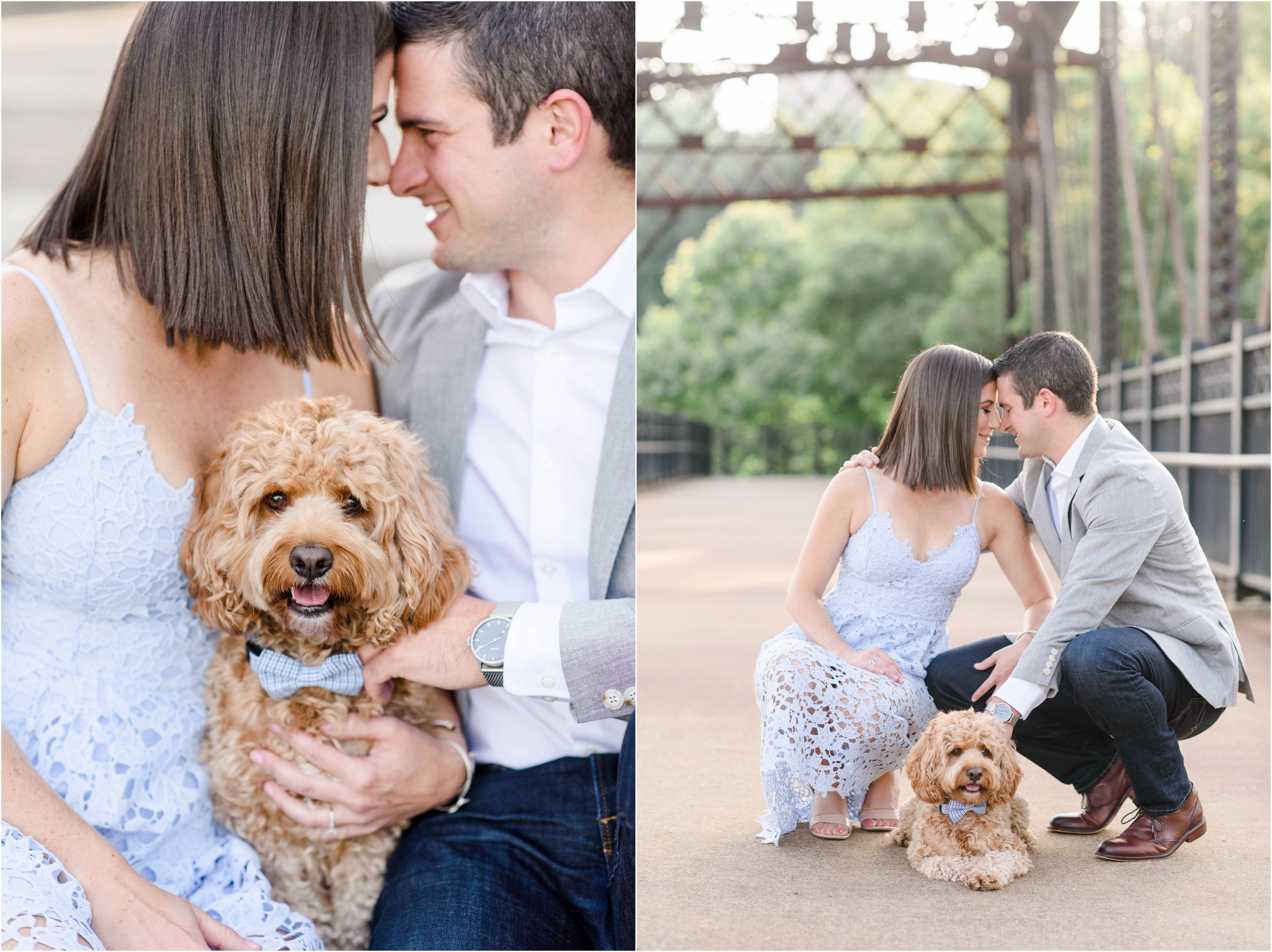 pittsburgh dog engagement session