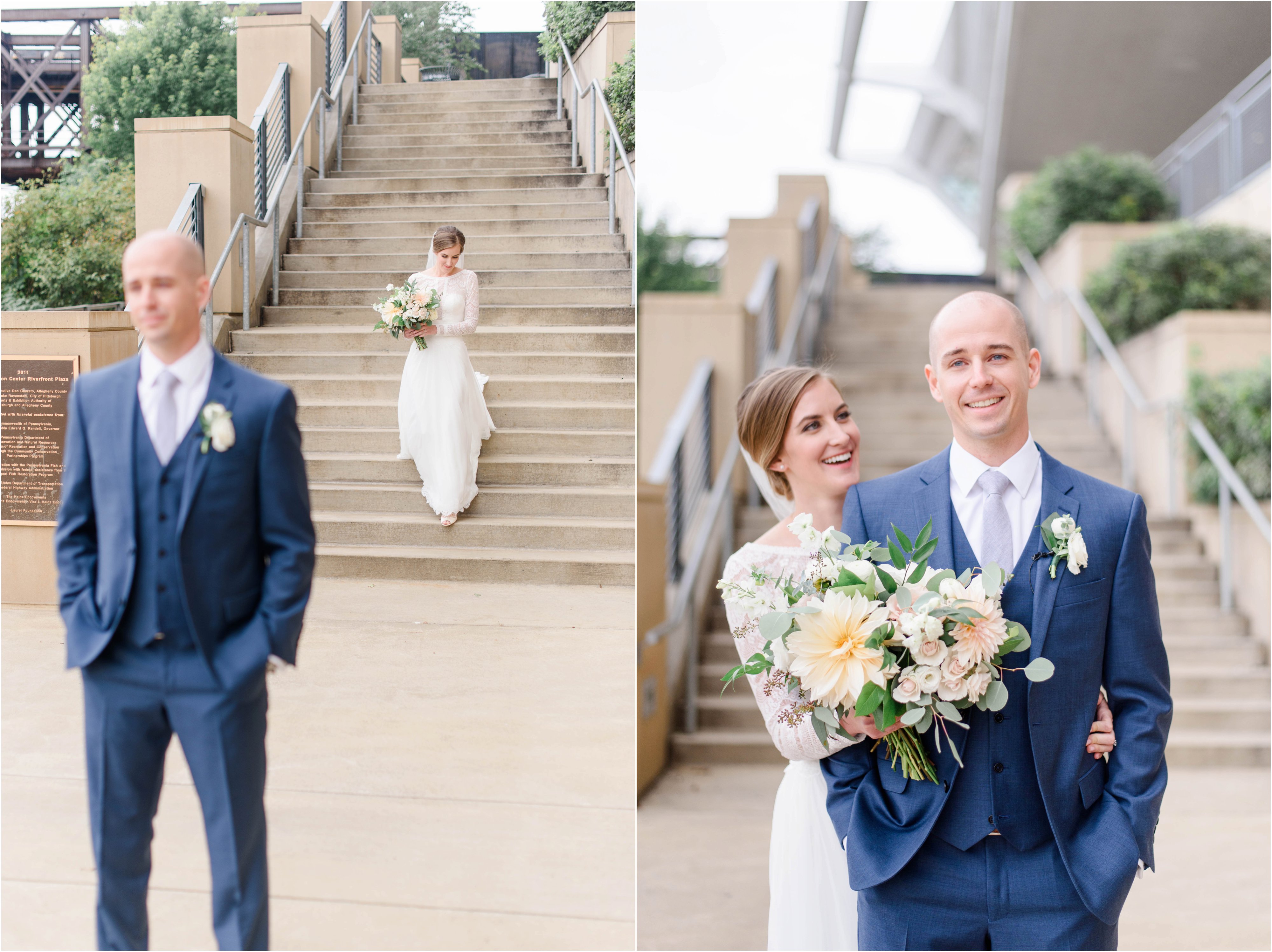 pittsburgh wedding first look