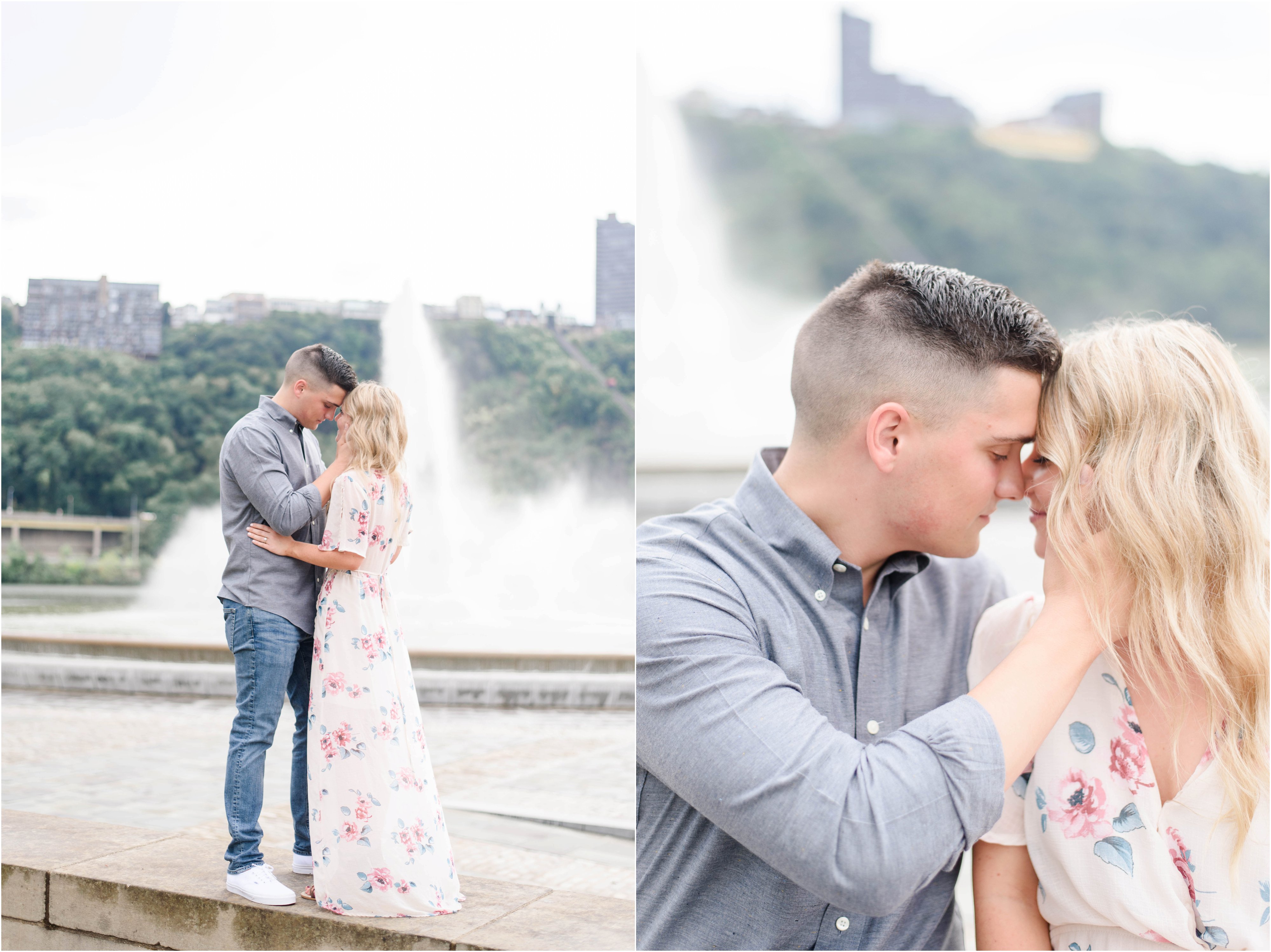 engagement photos at point state park